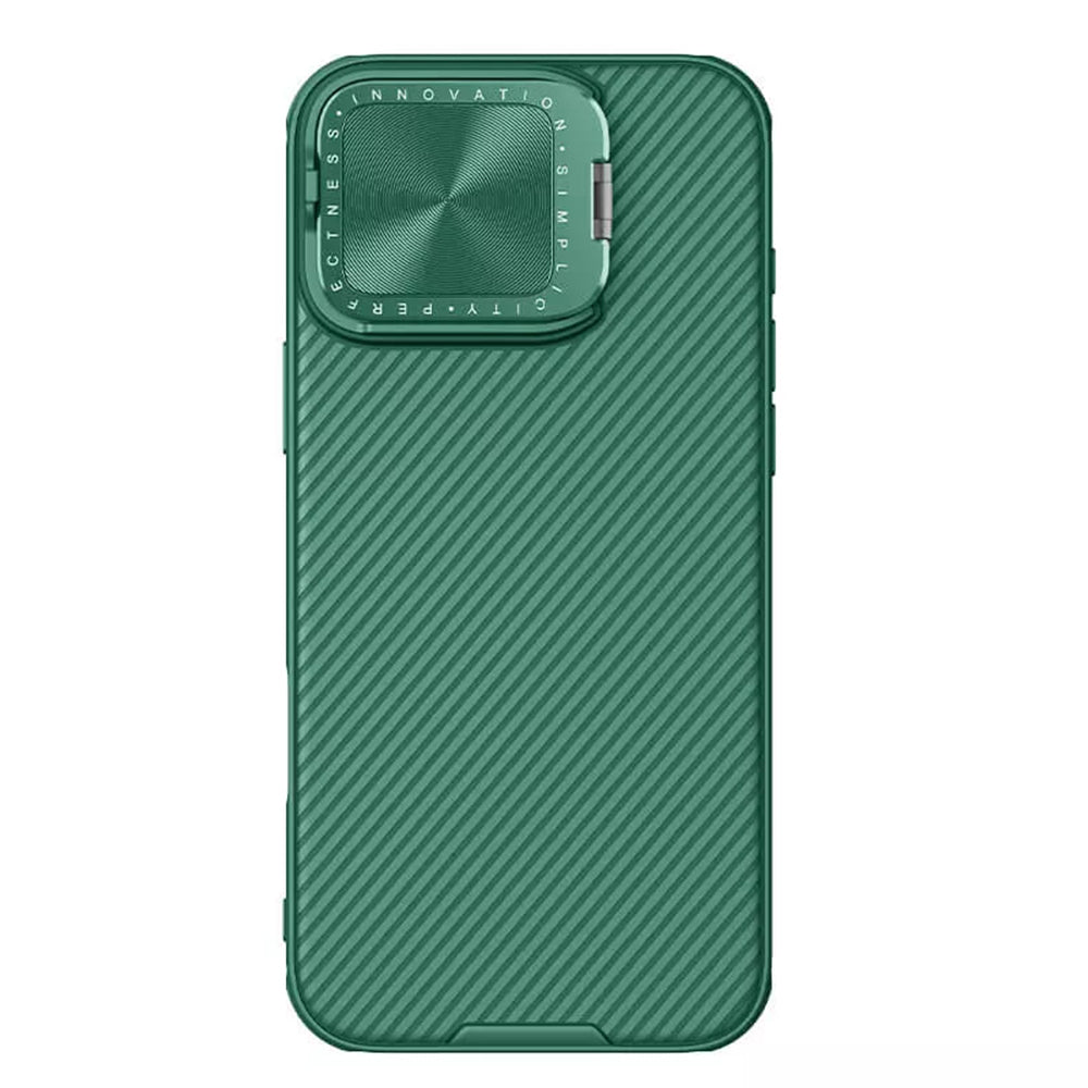 Capa MagSafe para Apple iPhone 16 Pro Max, Nillkin, CamShield Prop, Verde