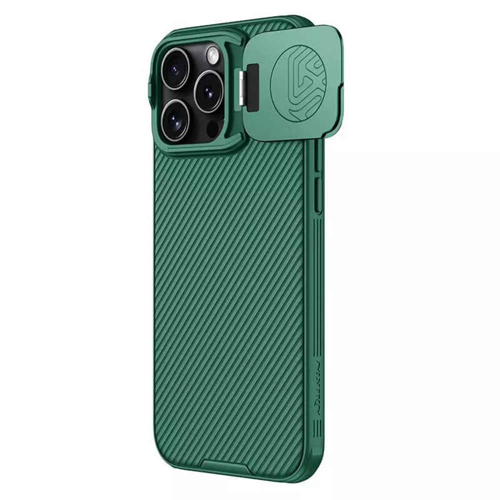 Capa MagSafe para Apple iPhone 16 Pro Max, Nillkin, CamShield Prop, Verde