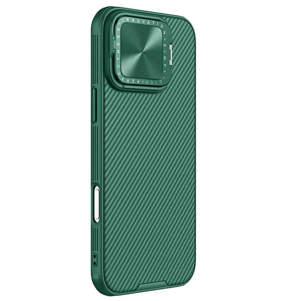 Capa MagSafe para Apple iPhone 16 Pro Max, Nillkin, CamShield Prop, Verde