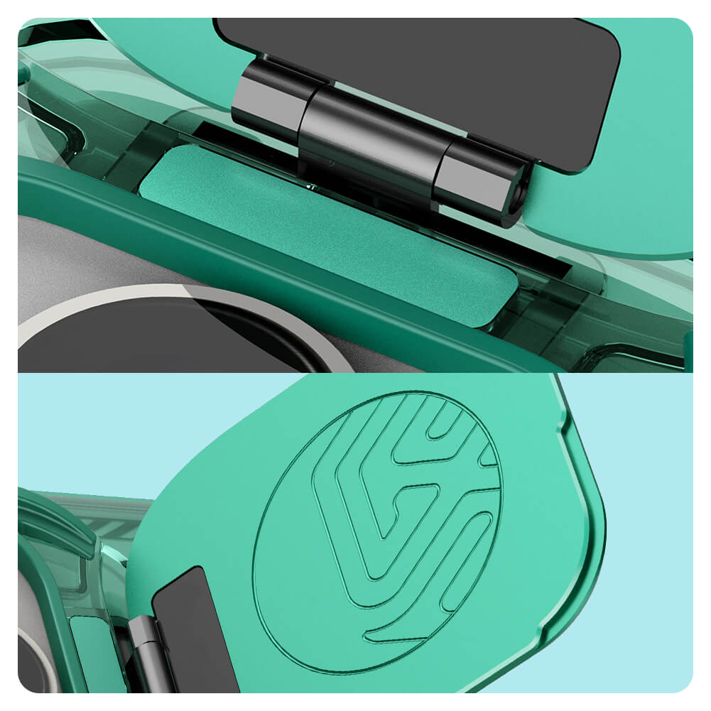 Capa MagSafe para Apple iPhone 16 Pro Max, Nillkin, Iceblade Prop (sem recorte para câmara), Verde