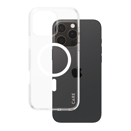 Capa MagSafe para Apple iPhone 16 Pro Max, PanzerGlass, Care Urban Combat, Transparente Branca