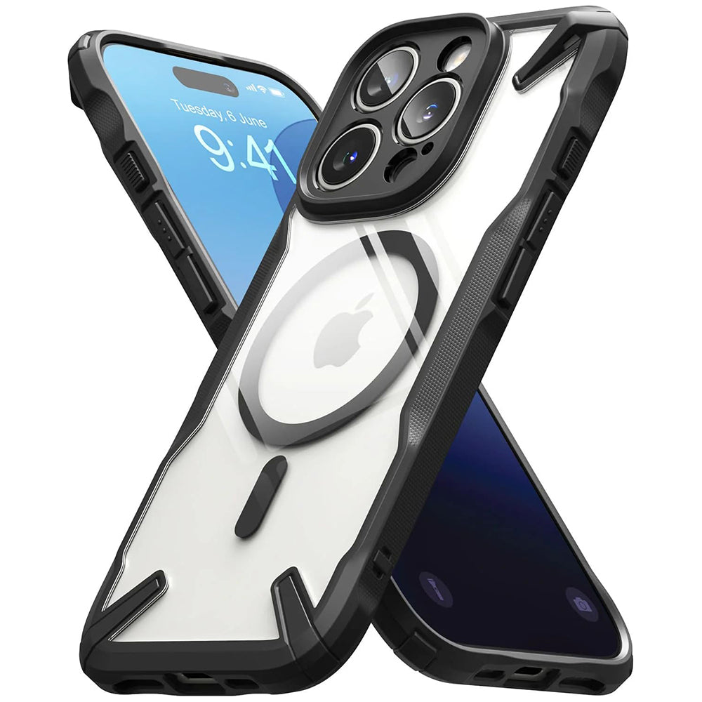 Capa MagSafe para Apple iPhone 16 Pro Max, Ringke, Fusion X, Preta