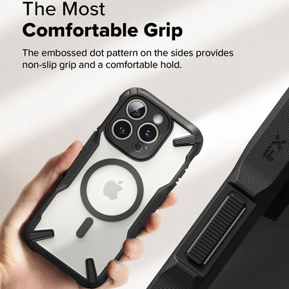 Capa MagSafe para Apple iPhone 16 Pro Max, Ringke, Fusion X, Preta