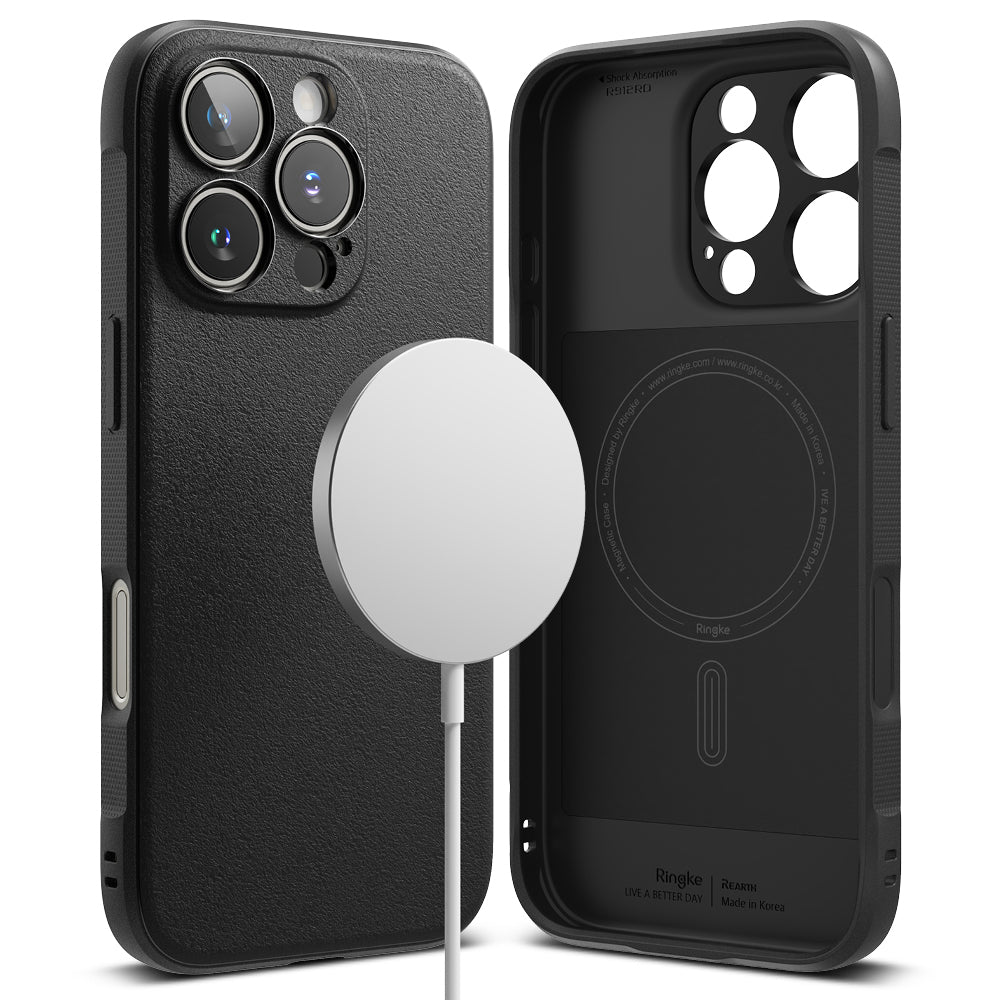 Capa MagSafe para Apple iPhone 16 Pro Max, Ringke, Ônix, Preta
