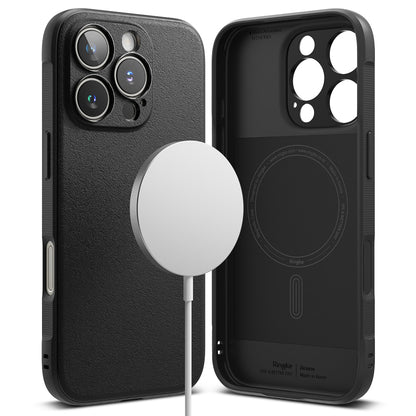 Capa MagSafe para Apple iPhone 16 Pro Max, Ringke, Ônix, Preta