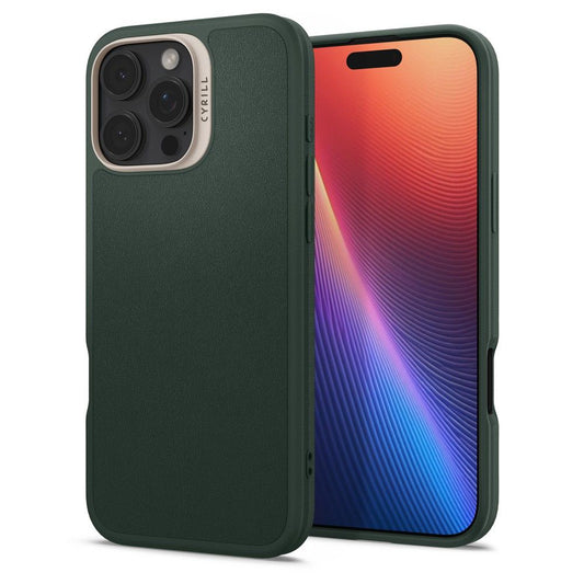 Capa MagSafe para Apple iPhone 16 Pro Max, Spigen, Cyrill Kajuk, Verde Acetinado ACS08398