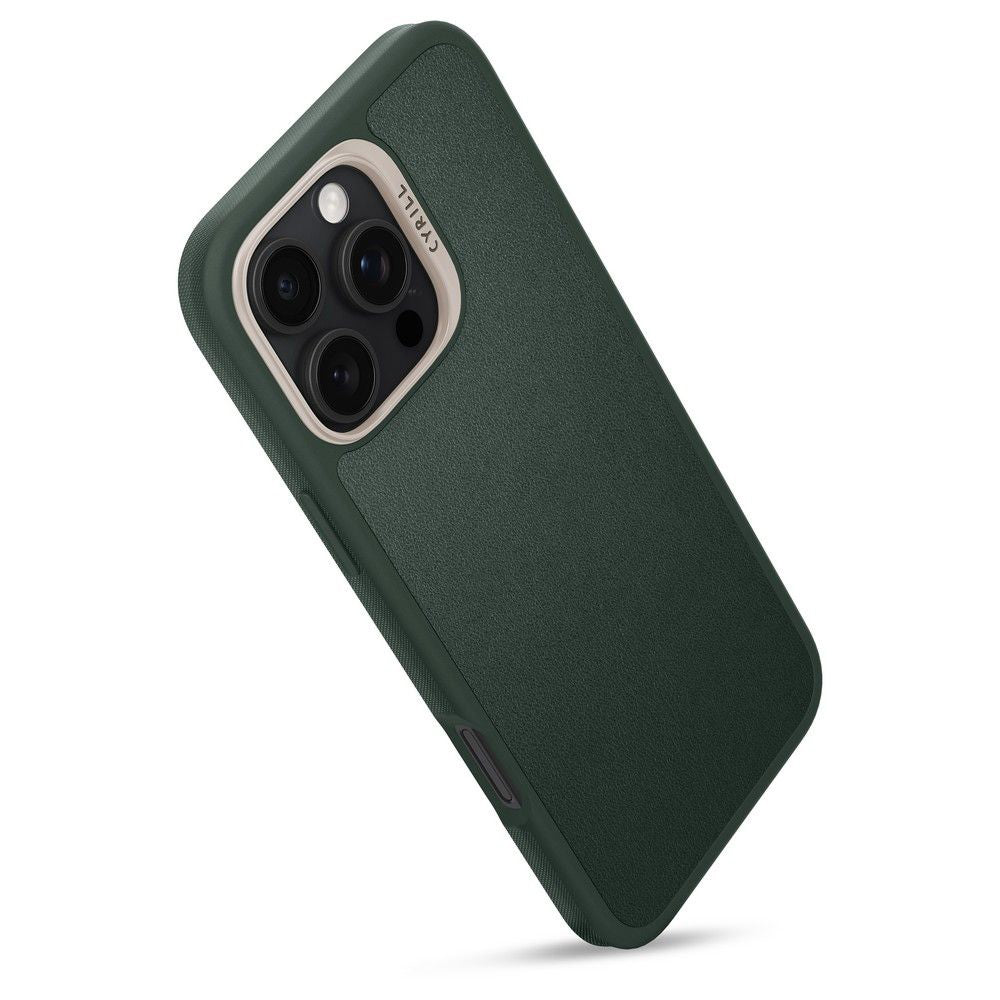Capa MagSafe para Apple iPhone 16 Pro Max, Spigen, Cyrill Kajuk, Verde Acetinado ACS08398