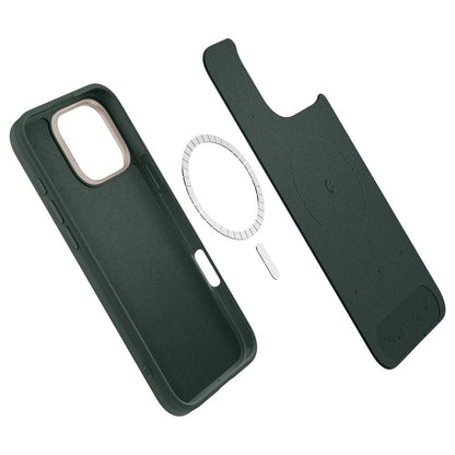 Capa MagSafe para Apple iPhone 16 Pro Max, Spigen, Cyrill Kajuk, Verde Acetinado ACS08398