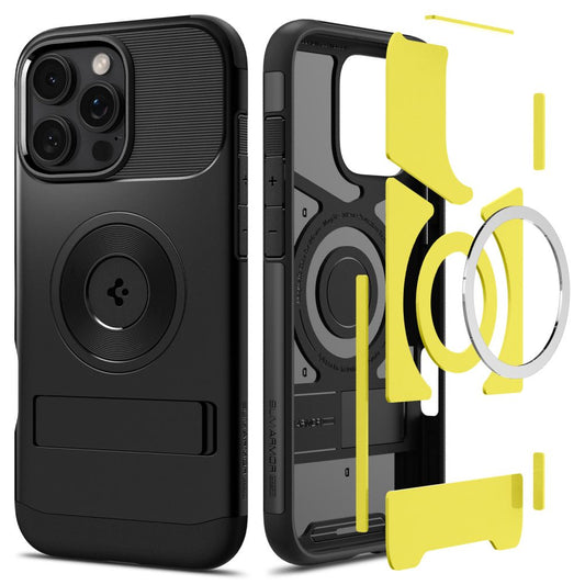 Capa MagSafe para Apple iPhone 16 Pro Max, Spigen, Slim Armor, Preta