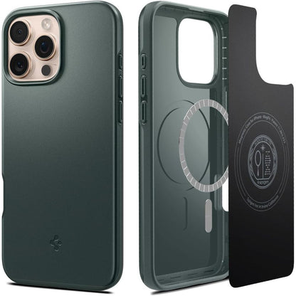Capa MagSafe para Apple iPhone 16 Pro Max, Spigen, Thin Fit, Verde