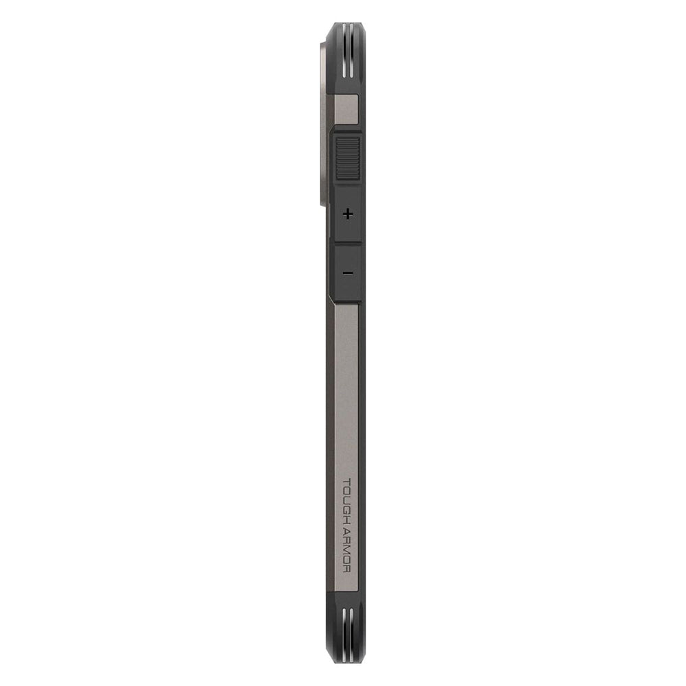 Capa MagSafe para Apple iPhone 16 Pro Max, Spigen, Tough Armor, Cinza ACS08012