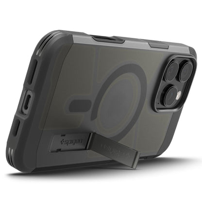 MagSafe Case for Apple iPhone 16 Pro Max, Spigen, Tough Armor, Satin Black ACS09070
