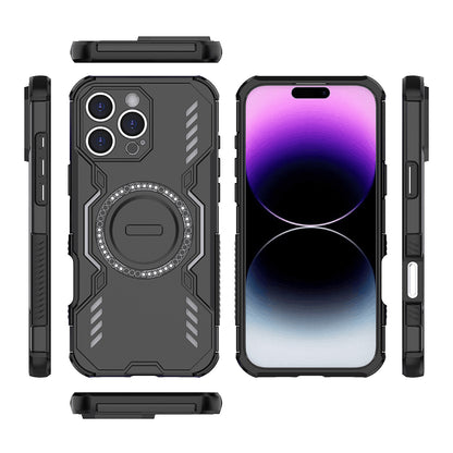 Capa MagSafe para Apple iPhone 16 Pro Max, Techsuit, ArmorMag, Preta