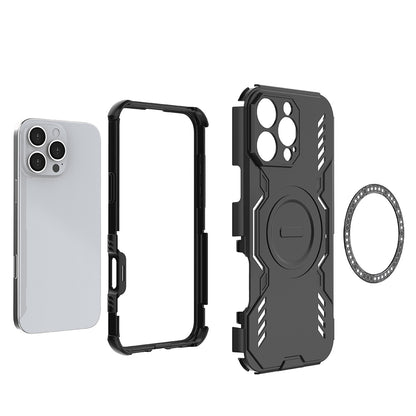Capa MagSafe para Apple iPhone 16 Pro Max, Techsuit, ArmorMag, Preta