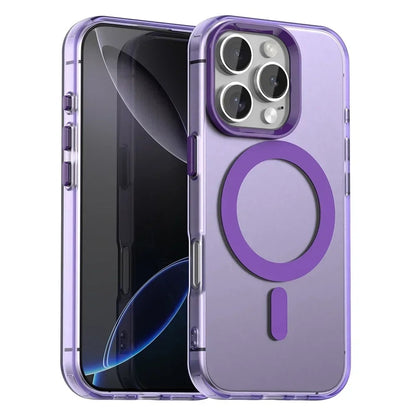 Capa MagSafe para Apple iPhone 16 Pro Max, Techsuit, CandyCase, Roxo