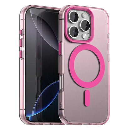 Capa MagSafe para Apple iPhone 16 Pro Max, Techsuit, CandyCase, Rosa