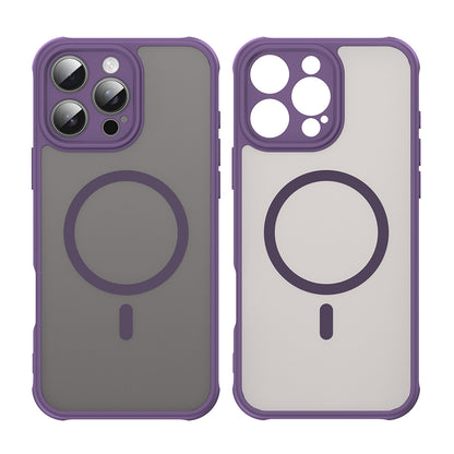 Capa MagSafe para Apple iPhone 16 Pro Max, Techsuit, HaloFrost II, Roxo