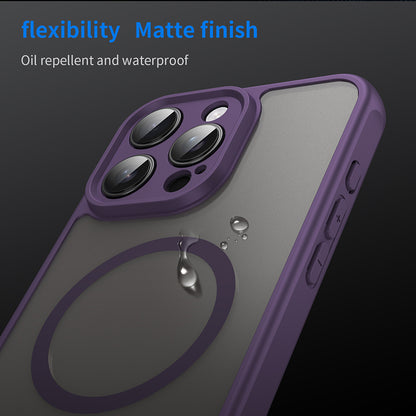 Capa MagSafe para Apple iPhone 16 Pro Max, Techsuit, HaloFrost II, Roxo