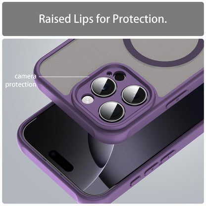 Capa MagSafe para Apple iPhone 16 Pro Max, Techsuit, HaloFrost II, Roxo