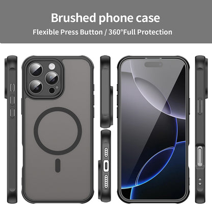 Capa MagSafe para Apple iPhone 16 Pro Max, Techsuit, HaloFrost II, Preta