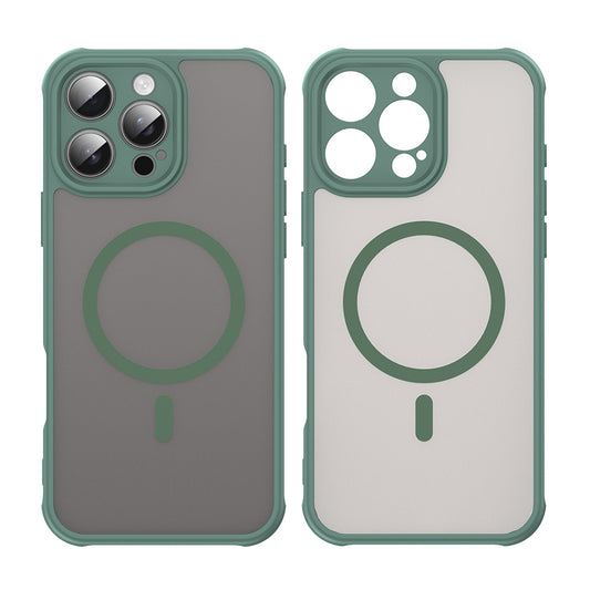 Capa MagSafe para Apple iPhone 16 Pro Max, Techsuit, HaloFrost II, Verde