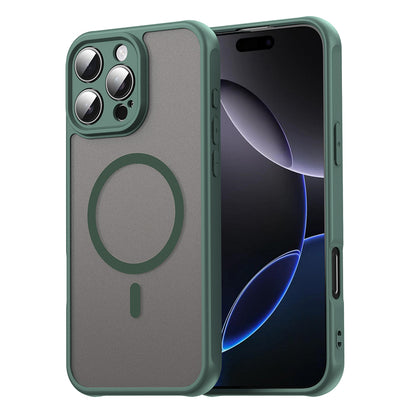 Capa MagSafe para Apple iPhone 16 Pro Max, Techsuit, HaloFrost II, Verde