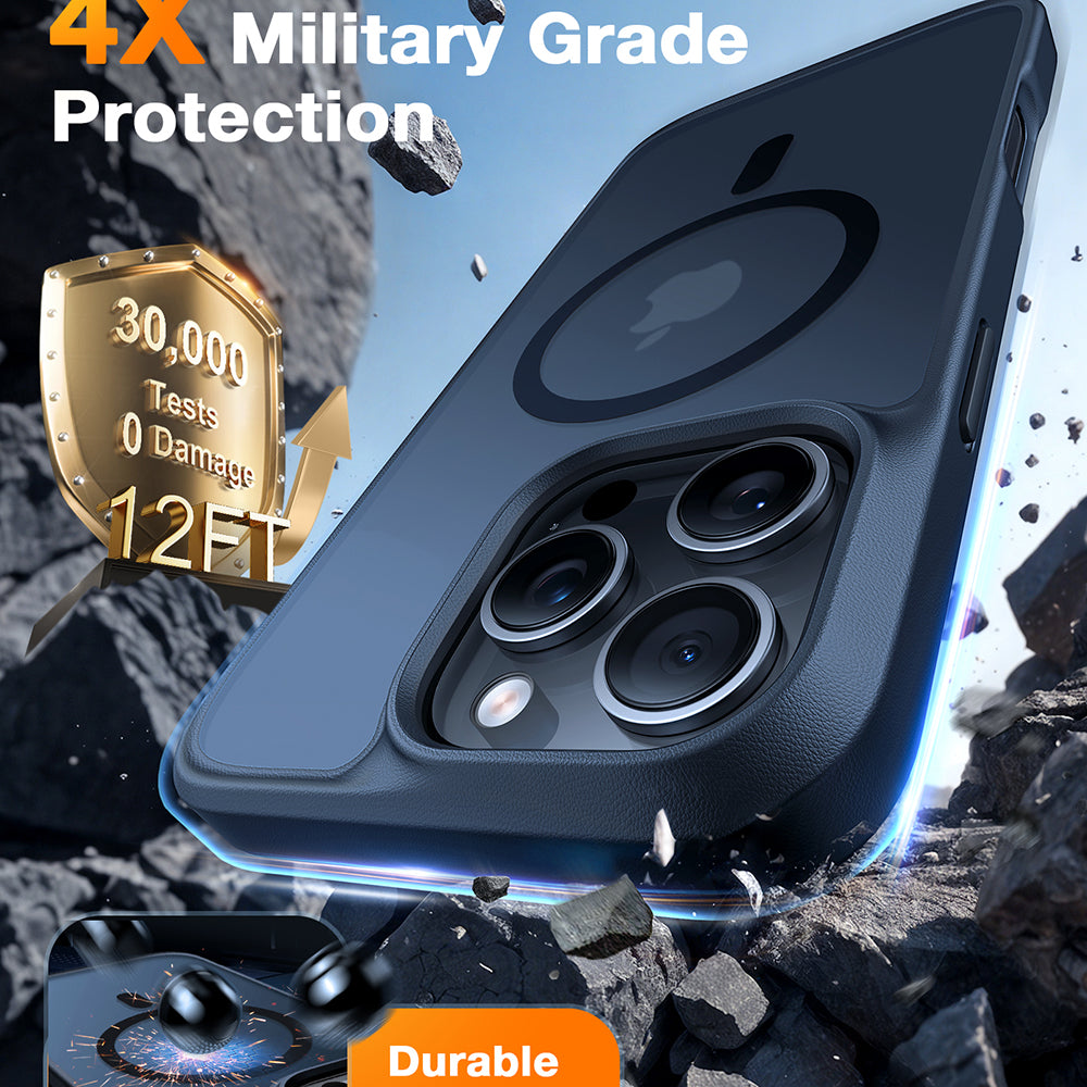 Capa MagSafe para Apple iPhone 16 Pro Max, Torras, Guardian, Preta