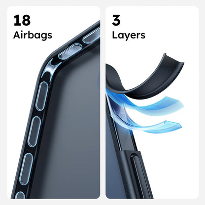 Capa MagSafe para Apple iPhone 16 Pro Max, Torras, Guardian, Preta