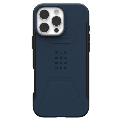 Capa MagSafe para Apple iPhone 16 Pro Max, Urban Armor Gear, Civilian, Azul Marinho