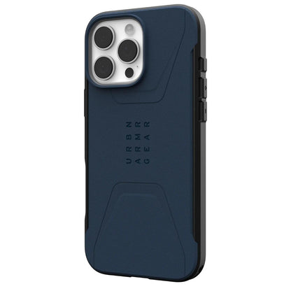 Capa MagSafe para Apple iPhone 16 Pro Max, Urban Armor Gear, Civilian, Azul Marinho