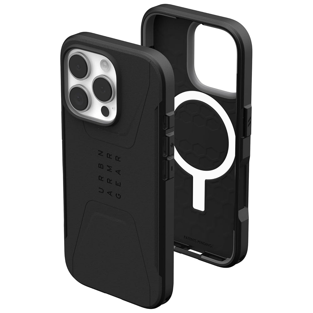 Capa MagSafe para Apple iPhone 16 Pro Max, Urban Armor Gear, Essential Armor, Preta