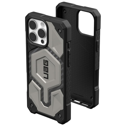 Capa MagSafe para Apple iPhone 16 Pro Max, Urban Armor Gear, Monarch Pro, Cinzento