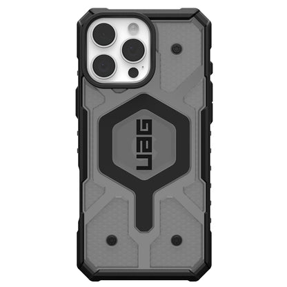 MagSafe Case for Apple iPhone 16 Pro Max, Urban Armor Gear, Pathfinder Clear, Gray