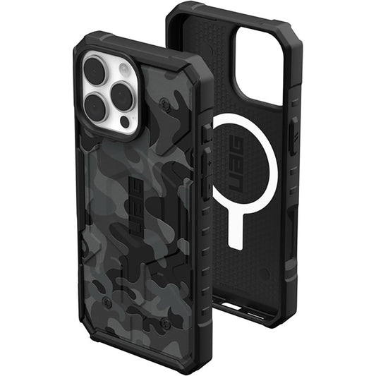 Capa MagSafe para Apple iPhone 16 Pro Max, Urban Armor Gear, Pathfinder SE Midnight Camo, Camuflagem