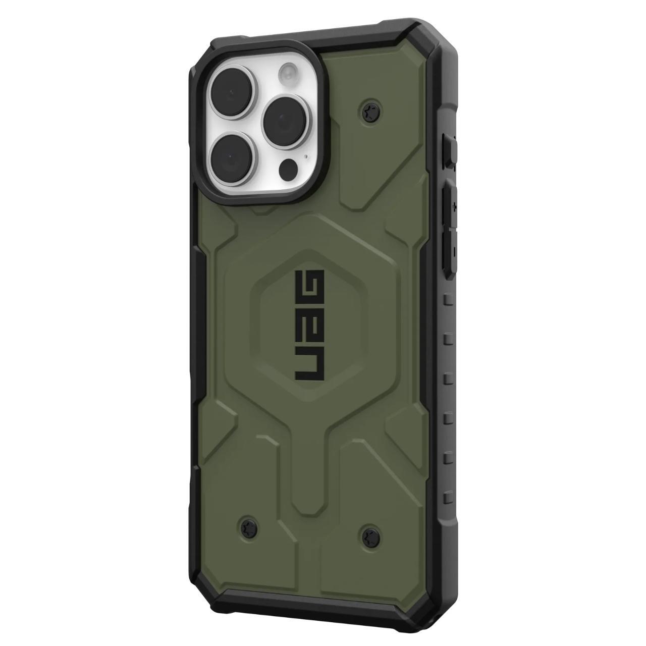 Capa MagSafe para Apple iPhone 16 Pro Max, Urban Armor Gear, Pathfinder, Verde