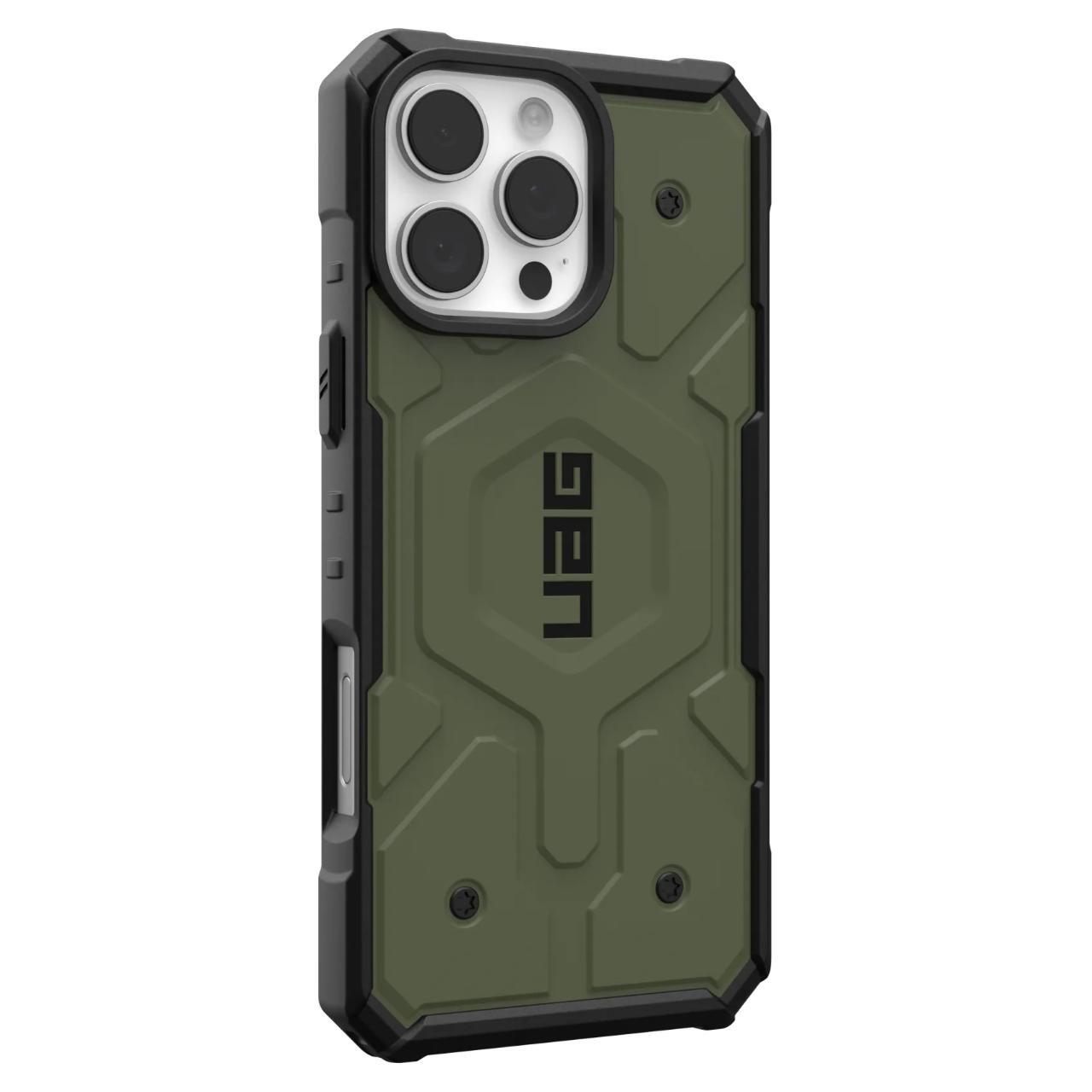 Capa MagSafe para Apple iPhone 16 Pro Max, Urban Armor Gear, Pathfinder, Verde