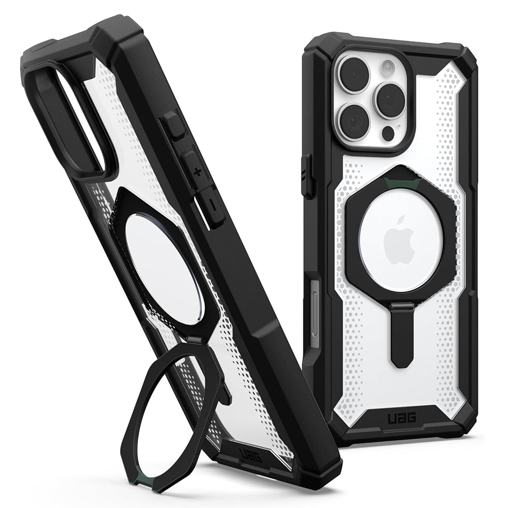 Capa MagSafe para Apple iPhone 16 Pro Max, Urban Armor Gear, Plasma XTE, Preta Transparente