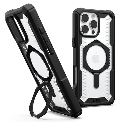 Capa MagSafe para Apple iPhone 16 Pro Max, Urban Armor Gear, Plasma XTE, Preta Transparente