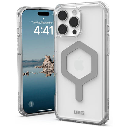 Capa MagSafe para Apple iPhone 16 Pro Max, Urban Armor Gear, Plyo, Transparente