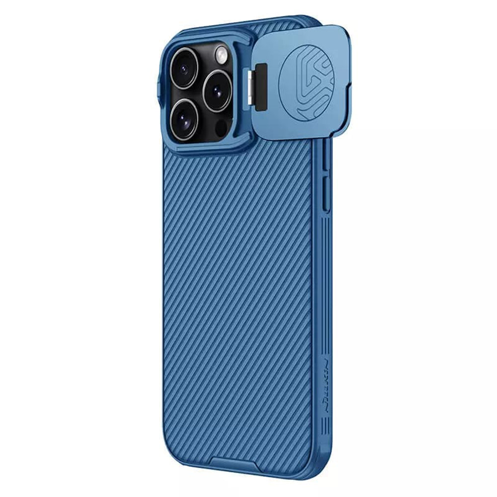 Capa MagSafe para Apple iPhone 16 Pro, Nillkin, CamShield Prop, Azul