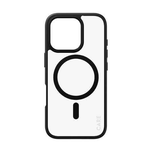 Capa MagSafe para Apple iPhone 16 Pro, PanzerGlass, Care Urban Combat, Preta Transparente