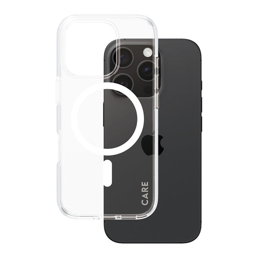 Capa MagSafe para Apple iPhone 16 Pro, PanzerGlass, Care Urban Combat, Transparente Branca