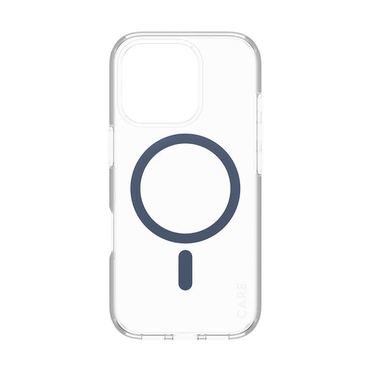 Capa MagSafe para Apple iPhone 16 Pro, PanzerGlass, Care Urban Combat, Transparente Azul
