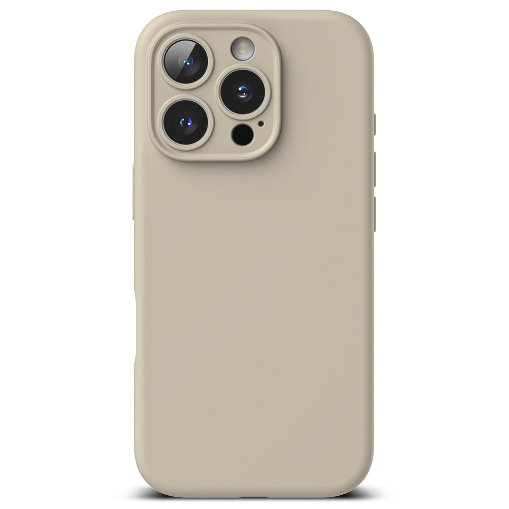 Capa MagSafe para Apple iPhone 16 Pro, Ringke, Silicone, Creme