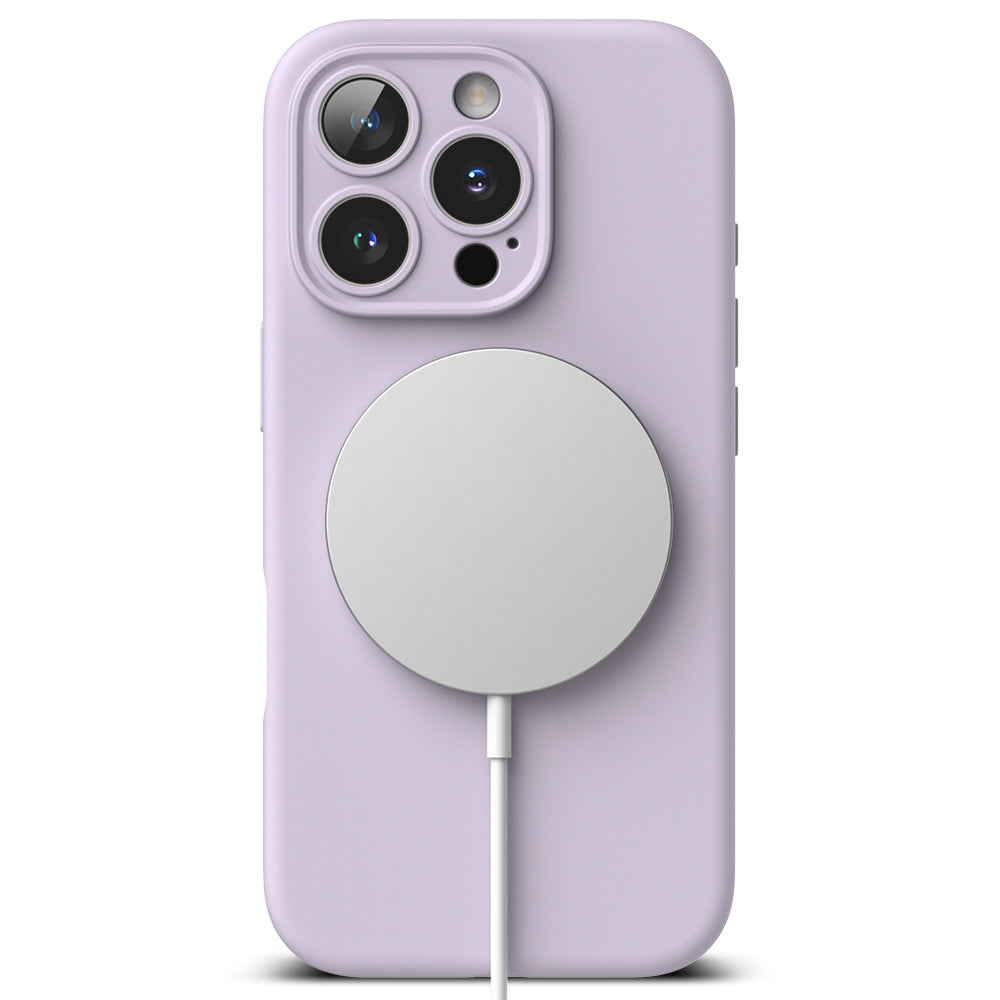 Capa MagSafe para Apple iPhone 16 Pro, Ringke, Silicone, Roxo