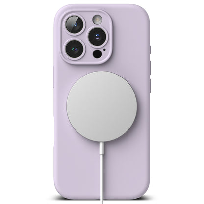 Capa MagSafe para Apple iPhone 16 Pro, Ringke, Silicone, Roxo