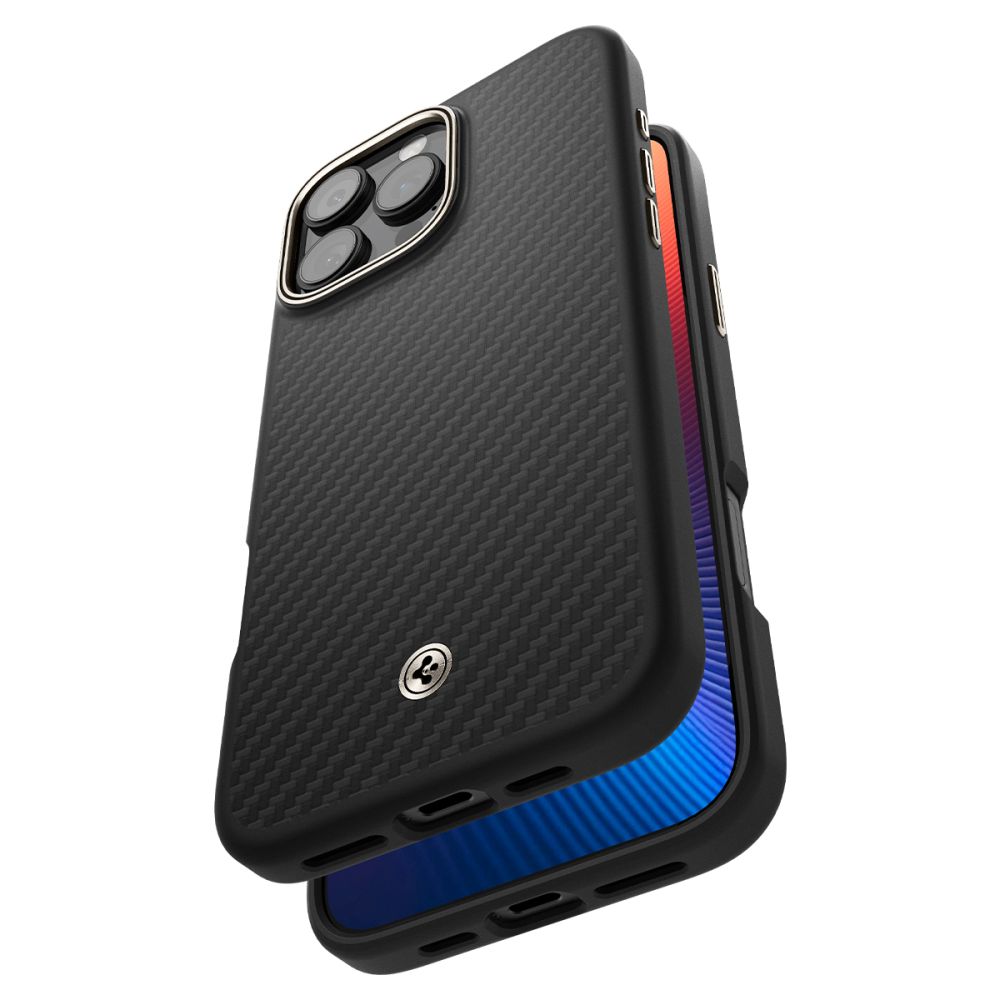Capa MagSafe para Apple iPhone 16 Pro, Spigen, Enzo Aramid, Preta