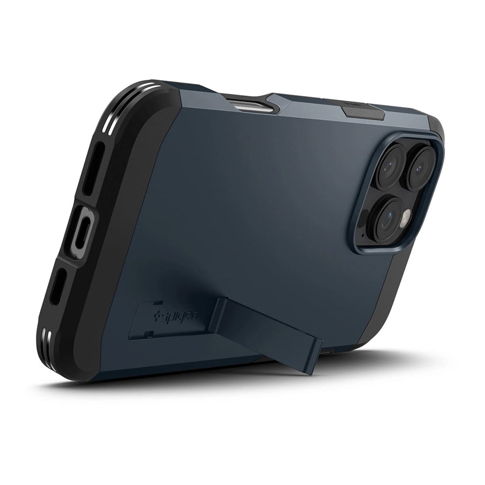 Capa MagSafe para Apple iPhone 16 Pro, Spigen, Tough Armor, Azul ACS08147