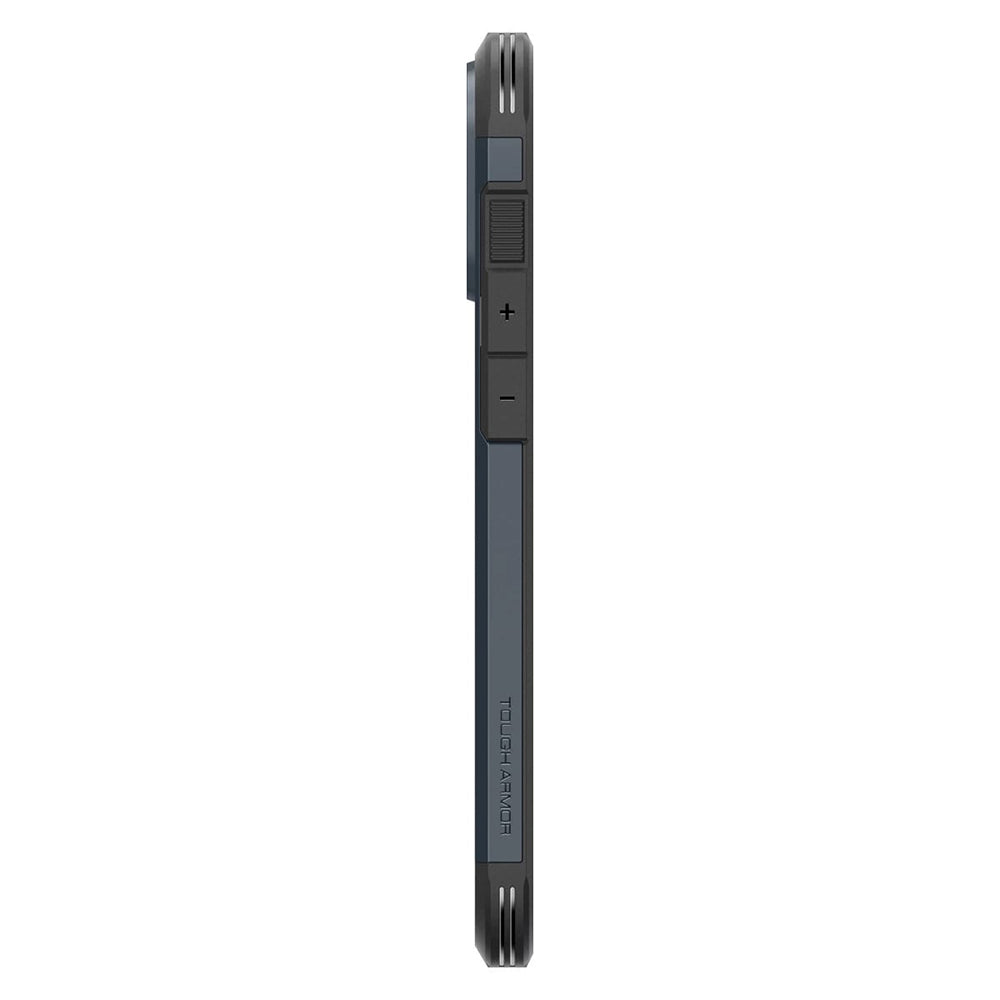 Capa MagSafe para Apple iPhone 16 Pro, Spigen, Tough Armor, Azul ACS08147