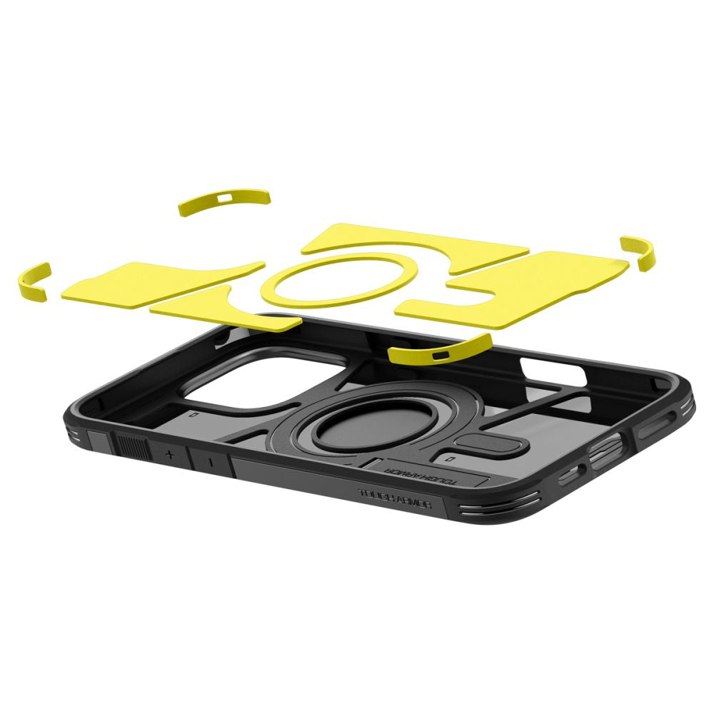 Capa MagSafe para Apple iPhone 16 Pro, Spigen, Tough Armor, Preta ACS08146